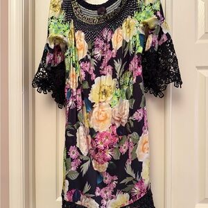 Hale Bob Multicolor Patterned Top